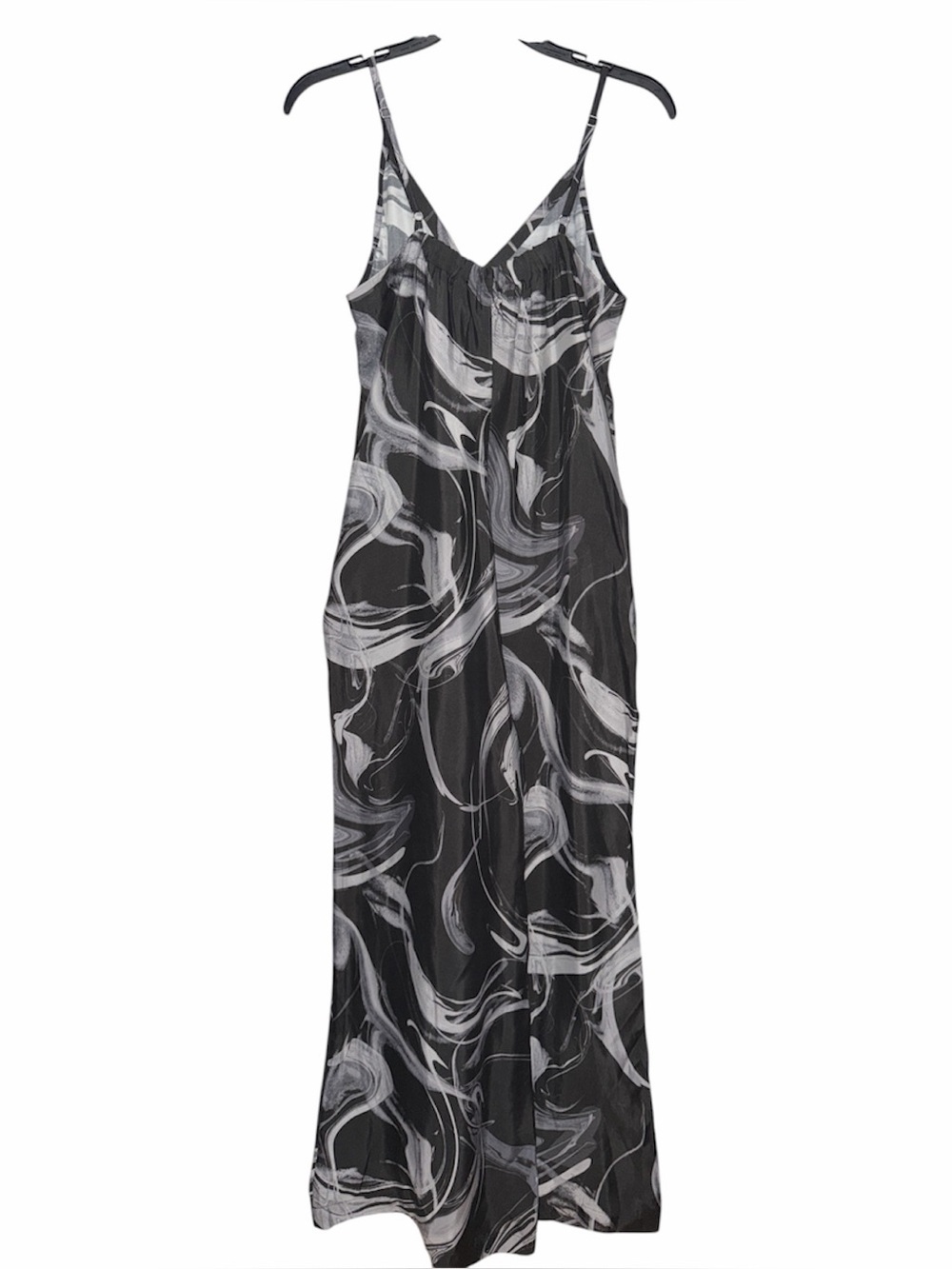 Athleta Calm Cool Romper Size Small Marble Abstract Print Wide Leg Jumpsuit - Picture 3 of 5